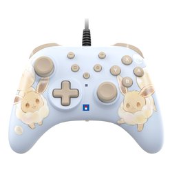 Gamepad SWITCH 2 Horipad Turbo Pokemon Eevee Cottage Core Light blue e Beige NSX 083E