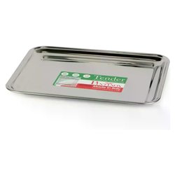 Vassoio bordato Inox (40x31cm) TENDER PROFESSIONAL Cromo 53827240
