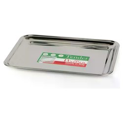 Vassoio bordato Inox (36x29cm) TENDER PROFESSIONAL Cromo 53827236