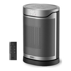 Termoventilatore 1500W ATOM 318 Grey e Black DR HSH018