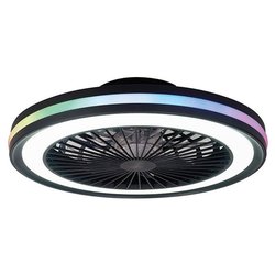 Ventilatore soffitto con luce GAMER Big RGB Black 7862 (55,6x14,2cm)