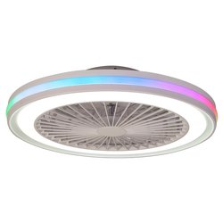 Ventilatore soffitto con luce GAMER Big RGB White 7861 (55,6x14,2cm)