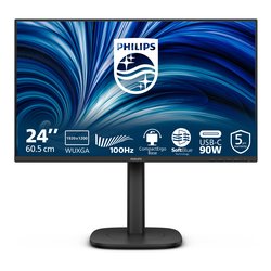Monitor 24,1" ( IPS 1920x1200 WUXGA 100Hz ) 3000 SERIES Pivot Black 24B2U3301D 00