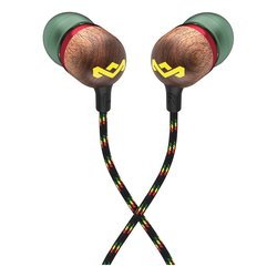 Auricolari microfono filo SMILE JAMAICA USB C Rasta EM JE042 RA