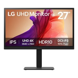Monitor 27" ( IPS 4K 2160p UHD 60Hz ) Pivot Black 27BA45U B