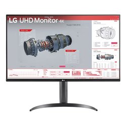 Monitor 31,5" ( LED 4K 2160p UHD 60Hz ) Pivot Black 32BR55UK B