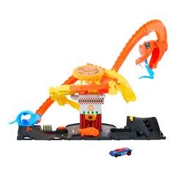 Playset pista Attacco del Cobra in Pizzeria HOT WHEELS CITY HTN81