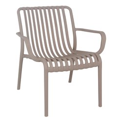 Poltrona polipropilene PAMPLONA Cappuccino PP 776B