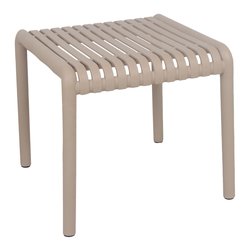 Tavolino da esterno polipropilene PAMPLONA Cappuccino (44,8x44,8x40cm) CT 228