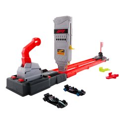 Playset Formula 1 Start Grid con 2 auto 1:64 HOT WHEELS RACING JKM88