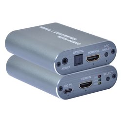 Convertitore audio Estrattore HDMI LPCM7.1 ARC 8K Gray IDATA HDMI EA8KSPD