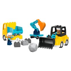 Veicoli da cantiere 3 in 1 ( 22 pz ) DUPLO TOWN 24m+ 10475