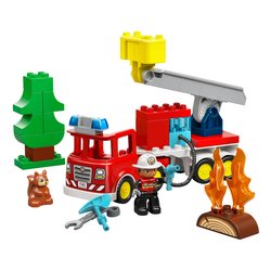 Autopompa con manichetta e pompiere ( 28 pz ) DUPLO TOWN 24m+ 10473