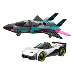 Jet contro Auto sportiva ( 259 pz ) CITY GREAT VEHICLES 6a+ 60489