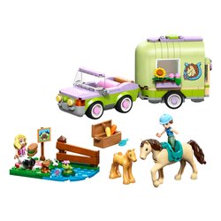 Rimorchio per cavallo e puledro ( 279 pz ) FRIENDS 7a+ 42695