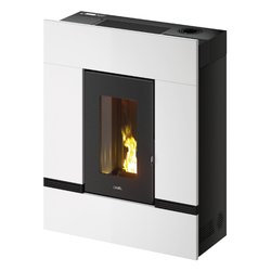 Stufa pellet 12kW MITHOS Plus 12 Up Twin T2 White 5 stelle Classe A+ 7023096