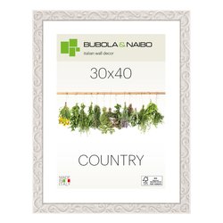 Cornice legno (30x40cm) COUNTRY MILTON Bianco Provenza 5790 03 11