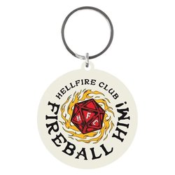 Portachiavi Fireball Him acciaio (60mm) STRANGER THINGS RK39435C