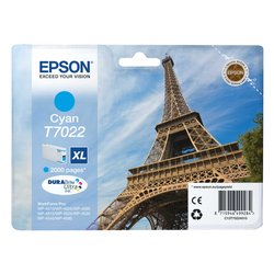 Cartuccia stampante Serie Tour Eiffel Ciano DURABRITE ULTRA T7022 Xl C13T70224010