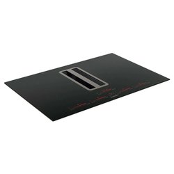 Piano cottura aspirante 4 zone cottura FLOW 2in1 Black (85cm)
