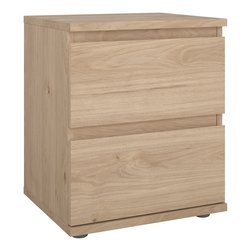 NOVA Comodino 2 Cassetti Jackson hickory Mobile KIT (40,2x34x48,2cm)