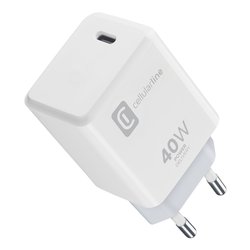 Caricabatterie USB Type-C WALL CHARGER 40W White ACHIPHUSBCPD40WW