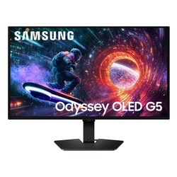 Monitor 27" ( OLED 2560x1440 QHD 2K 180Hz ) ODYSSEY OLED G5 G50SF Black LS27FG502SUXEN