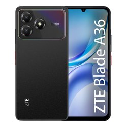 Smartphone 6,75" BLADE A36 4G Lte Black ( 128GB Ram 4GB 5000 mAh ) BLDA36M128BLK