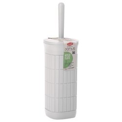 Porta scopino WC appoggio (11,5x11,5x40cm) DOMUS HOME COLLECTION Bianco polvere 90500