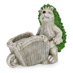 Porta vaso riccio c-cariola h32,5 GARDEN 0143146