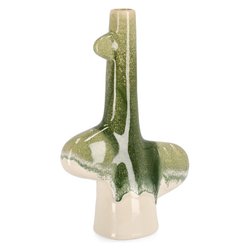Porta candela terracotta verde h34,5 DARUMA 0792310
