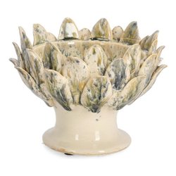 Centro tavola Terracotta (20x15cm) ESMA Verde e Blu Melange 0792282