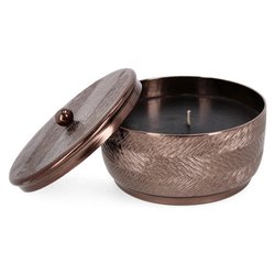 Candela con coperchio (16cm) CLAMP Bronzo 0184846