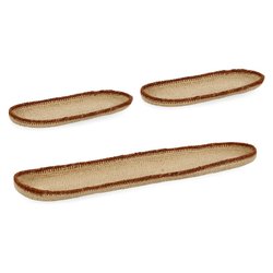 Centro tavola Set3 decorativo natur marron TUY 0187130