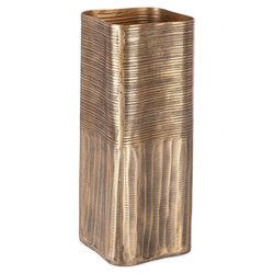 Porta vaso rett dorato h31 REEL 0187235