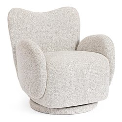 HARPER Girevole Poltrona Grigio