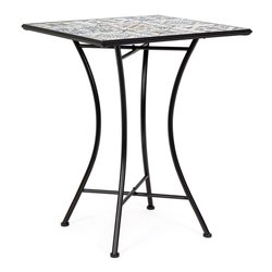 Tavolo da esterno ceramica MYKONOS Fisso (60x60x75cm) 0805746
