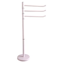 Piantana asciugamani a 3 bracci (22x87cm) Rosa 84357