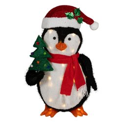Pinguino luce fissa (44x25x62cm) (1pz) 30 luci - LED Bianco caldo IP44 493997