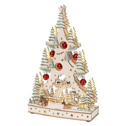 Albero Natale soprammobile 486243 (20,5x7,5x33,5cm) 11 luci - LED