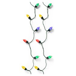 Filo Verde 100 luci - LED Multicolore (14,8 + 5 mt) 8 Giochi di luce IP44 495654