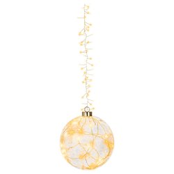 Sfera 1 gioco di luce (14cm) (1pz) 60 luci - MICROLED Bianco caldo e Bianco freddo IP20 480032