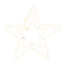 Stella 1 gioco di luce (37,5x1,2x35,5cm) (1pz) 236 luci - LED SMD Bianco caldo IP44 493857