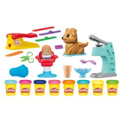 Pasta modellabile Playset 4 in 1 8 barattoli 56gr e accessori PLAY DOH G34765L00