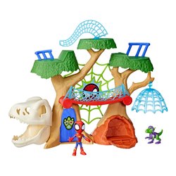 La Casa Sull'Albero DinoWebs con personaggio MARVEL SPIDEY & AMAZING FRIENDS F9477
