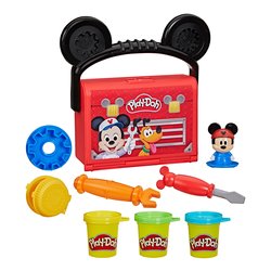 Pasta modellabile Playset Disney Junior On the Go 3 barattoli 56gr e accessori PLAY DOH G23265L00
