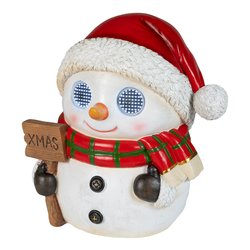 Pupazzo di neve luce fissa (26x19x29cm) (1pz) 104 luci - LED SMD Bianco freddo IP20 481285