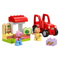 Trattore e mercato ( 18 pz ) DUPLO PEPPA PIG 24m+ 10468