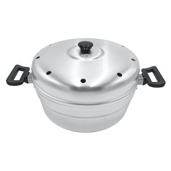 Fornetto (26cm) Alluminio con piastra ferro FAMILY Silver FAMR8626