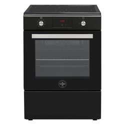 Bertazzoni La Germania SE664INE Cucina a Induzione 60 cm 4 Zone Forno Elettrico Multifunzione 69 L Classe A (85x60x60 cm) colore Nero
